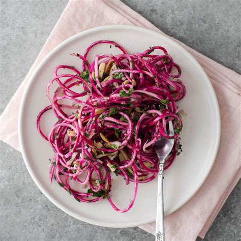 spiralized-beet-salad-eatingwell image