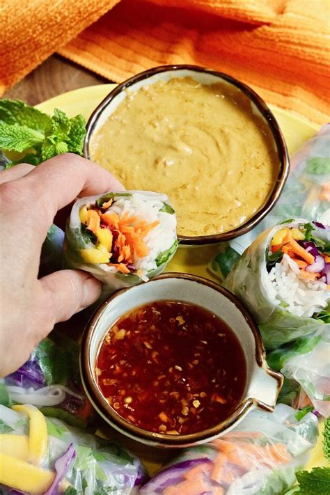 fresh-spring-rolls-with-2-dipping-sauces-the-cheeky image