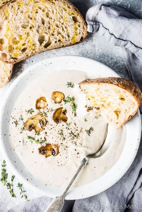 cashew-cream-of-mushroom-soup-the-endless-meal image