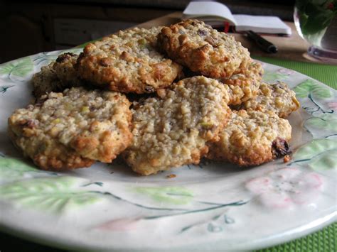 pistachio-cranberry-oatmeal-cookies-julias-cuisine image