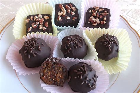 spiced-dried-fruit-and-walnut-chocolate-candies-balls image