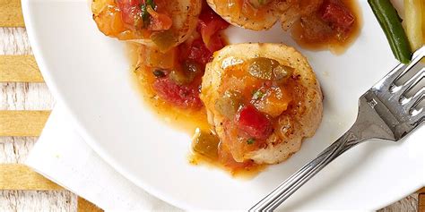 sweet-spicy-scallops-recipe-eatingwell image