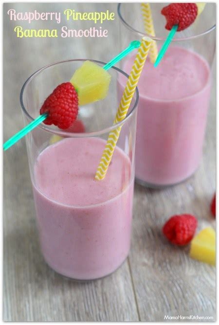 raspberry-pineapple-banana-smoothie image