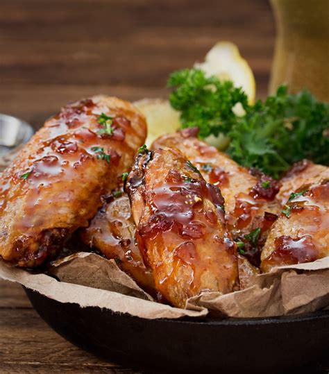 jack-daniels-glazed-baked-chicken-wings-the image