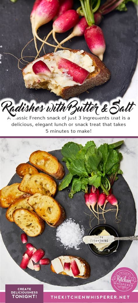 french-radishes-with-butter-and-salt-on-toast-the image