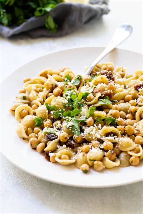 orecchiette-with-chickpeas-and-feta-girl-gone-gourmet image