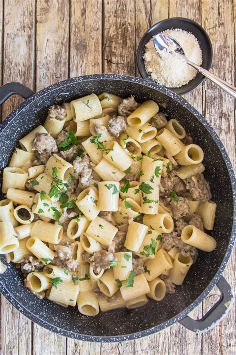 creamy-pasta-boscaiola-with-mushrooms-and-sausage-an-italian image