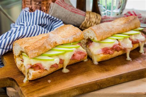 hot-ham-and-brie-sandwich-home-family image