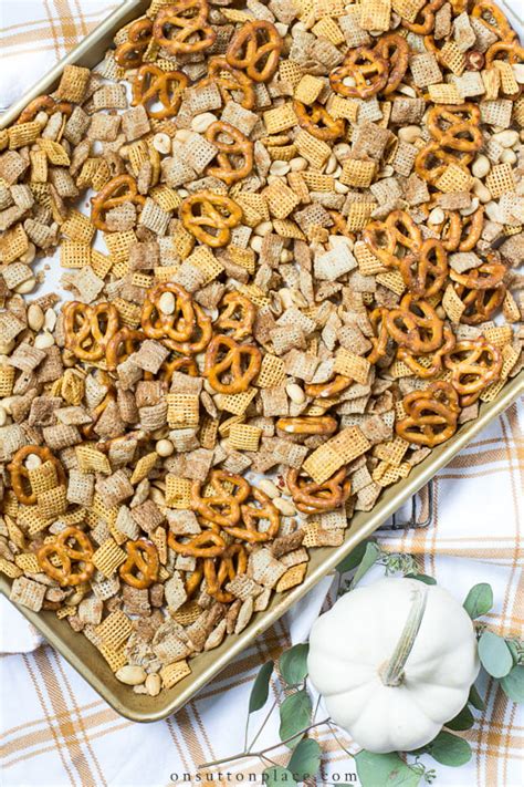 sweet-chex-mix-recipe-oven-baked-on-sutton-place image