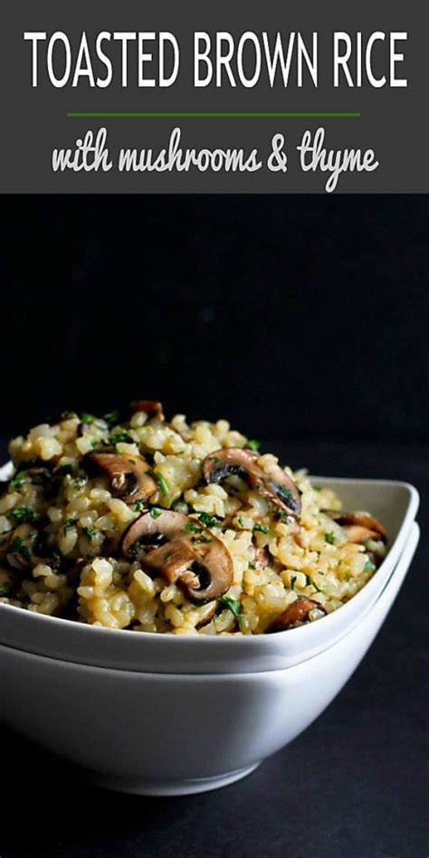toasted-brown-rice-with-mushrooms-thyme image
