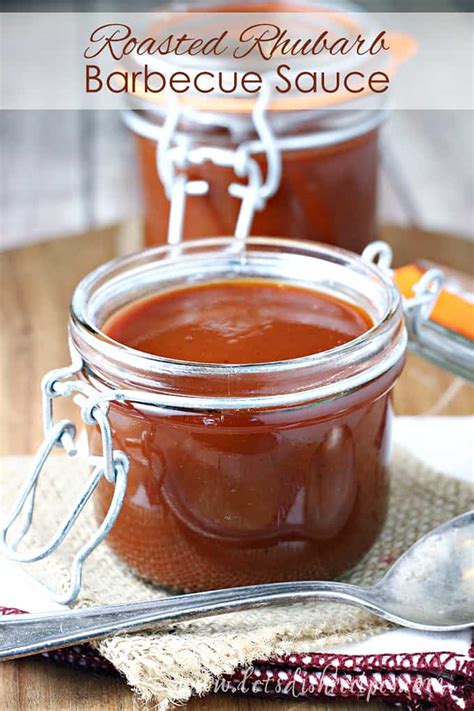 roasted-rhubarb-barbecue-sauce-lets-dish image
