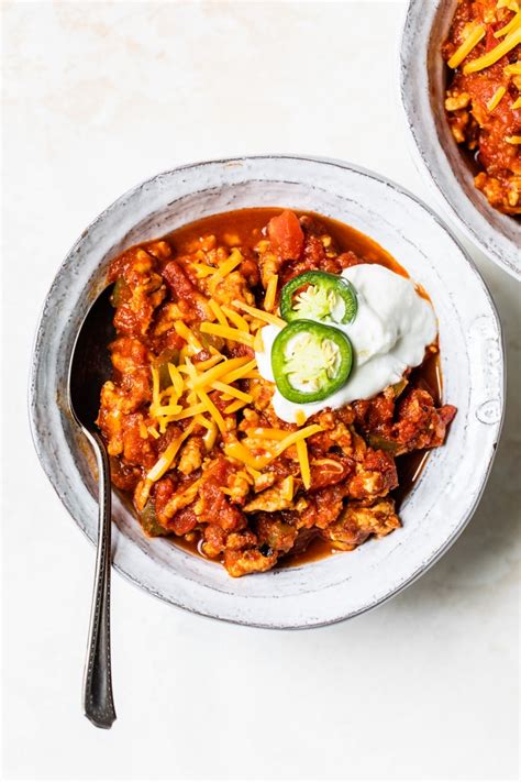 15-minute-low-carb-chili-no-bean-chili-the-almond image