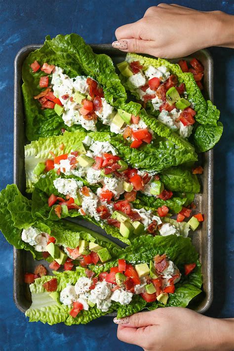 chicken-salad-lettuce-wraps-damn-delicious image