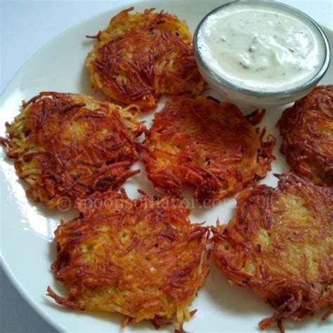 crispy-potato-fritters-recipe-spoons-of-flavor image