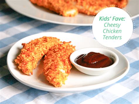 easy-cheesy-baked-chicken-tenders-recipe-momtastic image