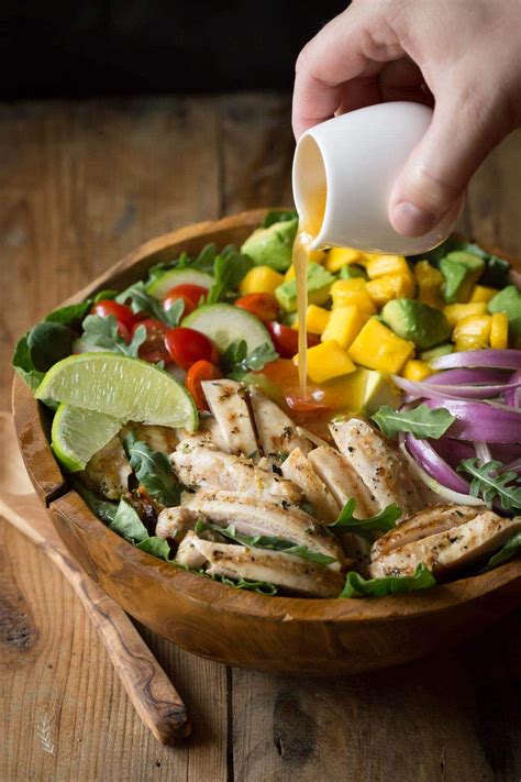 chicken-avocado-salad-with-honey-lime-dressing image