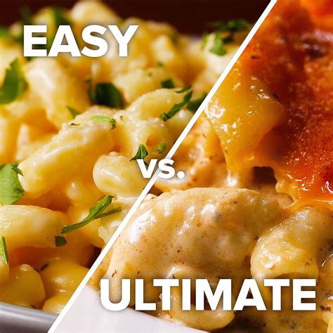 easy-vs-ultimate-mac-n-cheese-recipes-tasty image
