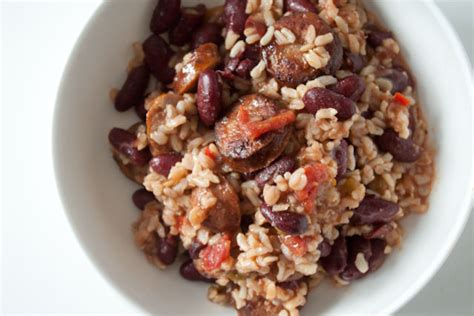 quick-red-beans-and-rice-with-andouille-sausage image