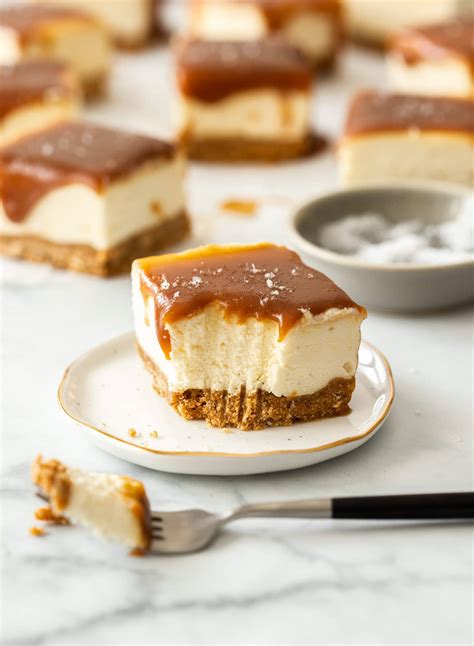 no-bake-caramel-cheesecake-bars-oh-sweet-basil image