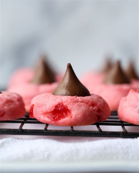 cherry-kiss-cookies-an-easy-cherry-cookie image