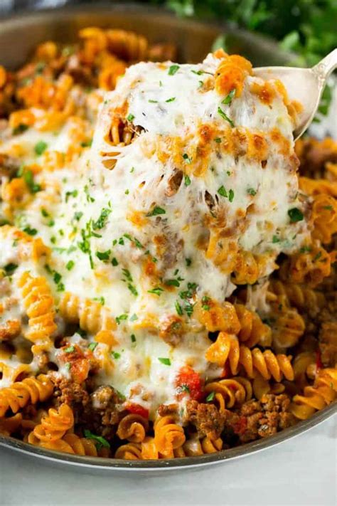 skinny-lasagna-skillet-healthy-italian-lasagna-dinner image