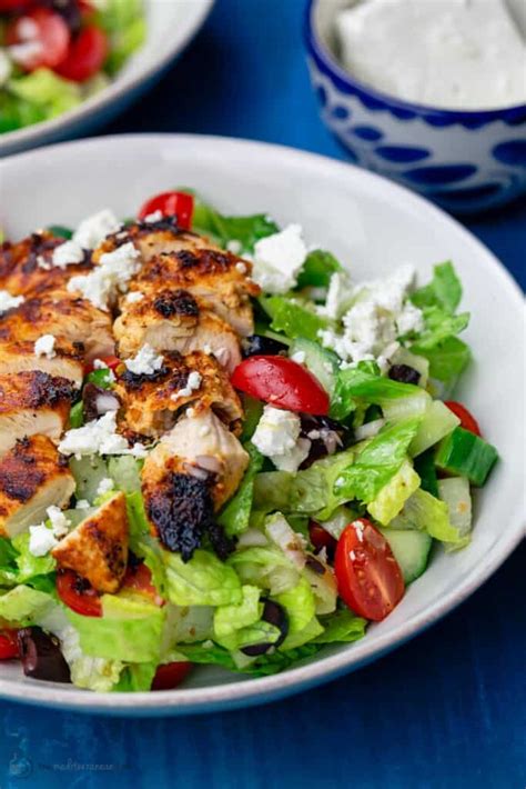 greek-grilled-chicken-salad-recipe-the-mediterranean image