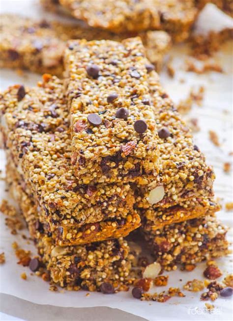healthy-quinoa-granola-bars-ifoodrealcom image