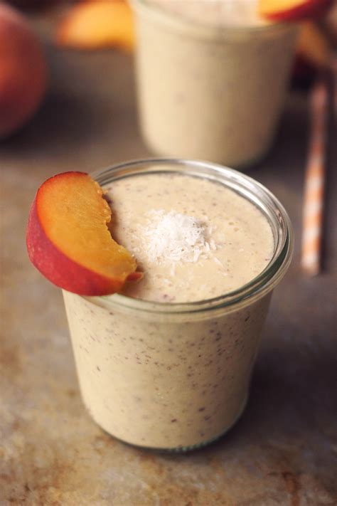 peaches-and-cream-smoothie-vegan-tasty-yummies image
