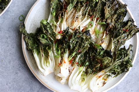 bok-choy-with-sweet-red-chili-sauce-hip-foodie-mom image