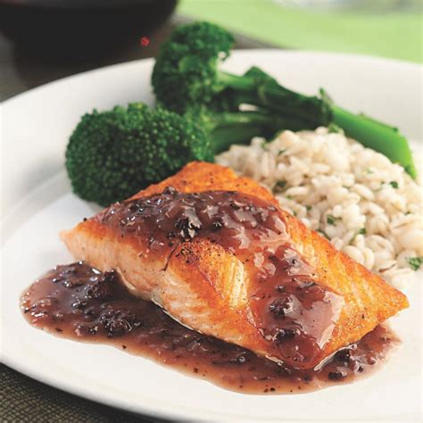 salmon-with-red-wine-morel-sauce-recipe-eatingwell image