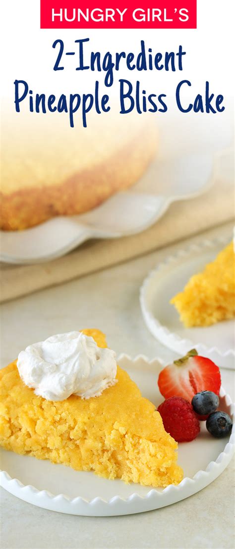 low-calorie-2-ingredient-pineapple-cake-recipe-hungry image