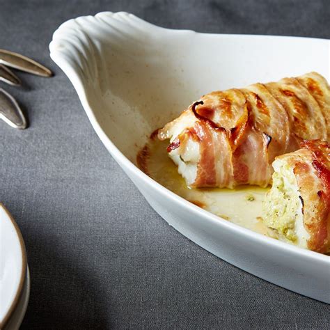 pancetta-wrapped-roasted-cod-with-artichoke-pesto image