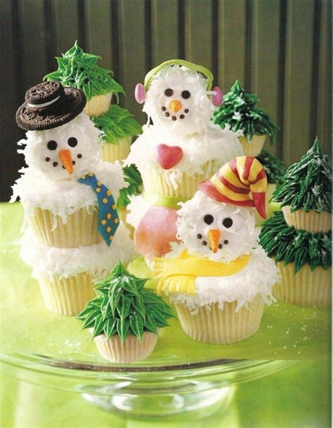 snowman-christmas-cupcakes-food-glorious-food image