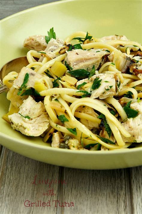 linguine-with-grilled-tuna-lindysez image