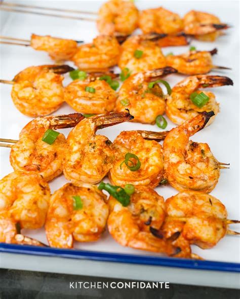 thai-curry-marinated-grilled-shrimp-kitchen-confidante image