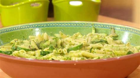 zucchini-penne-with-hot-pepper-pesto-rachael-ray image