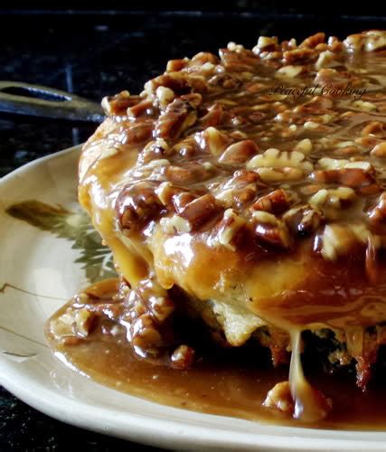 buttermilk-skillet-cake-with-pecan-praline-topping image