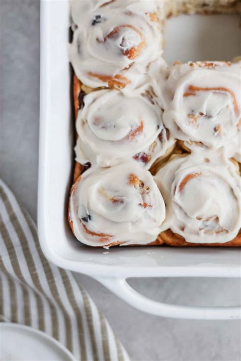 bourbon-soaked-cherry-cinnamon-buns-frosting-and image