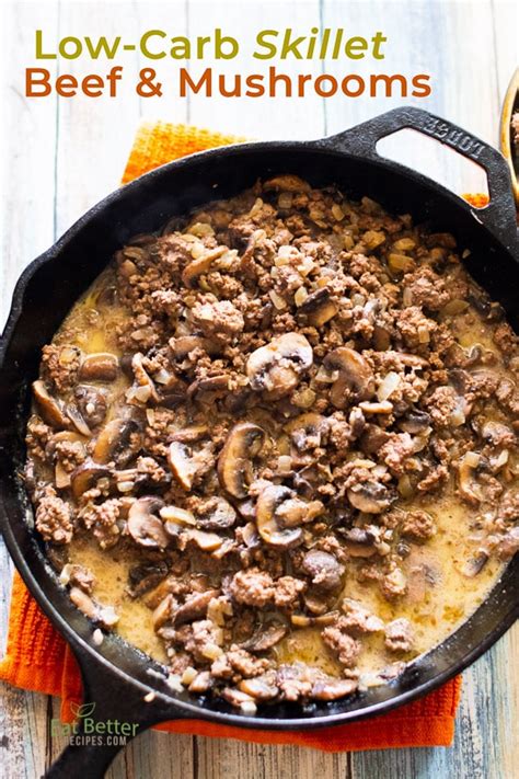 low-carb-skillet-beef-and-mushrooms-cream-sauce-eat image