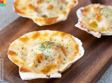 baked-scallops-with-cheese-recipe-noob-cook image