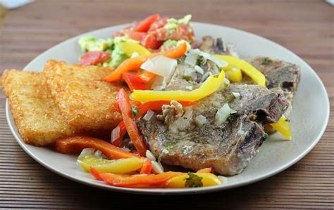 pork-chops-with-vinegar-and-sweet-peppers image