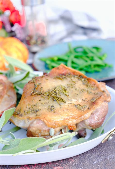 easy-herb-roasted-turkey-thighs-recipe-the-foodie-affair image