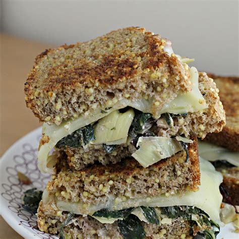 swiss-chard-and-artichoke-grilled-cheese-joanne-eats image