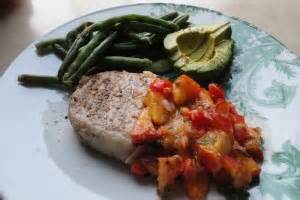 grilled-pork-chops-with-tomato-peach-relish-sarah image