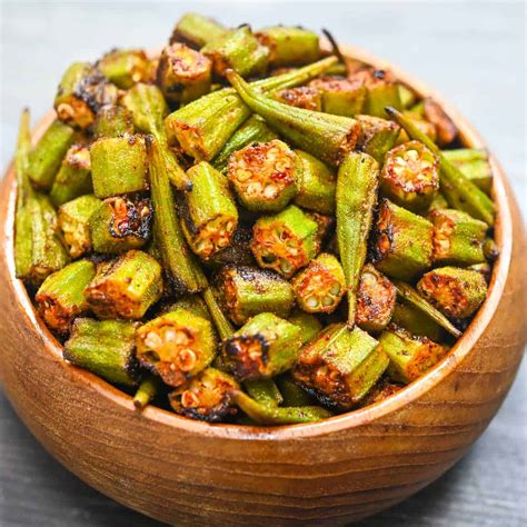 garlic-roasted-okra-eat-something-vegan image