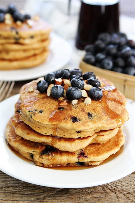 blueberry-almond-pancakes-recipe-two-peas-their-pod image