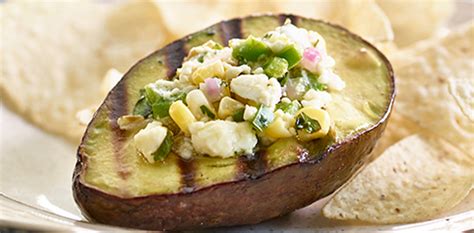 feta-stuffed-grilled-avocados-tre-stelle-recipe-gallery image
