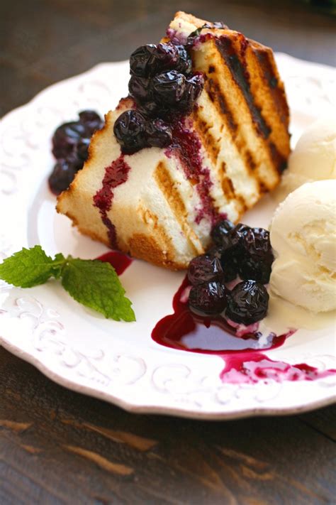grilled-angel-food-cake-with-roasted-blueberries image