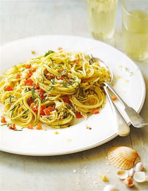 crab-linguine-with-parsley-and-chilli-recipe-delicious image