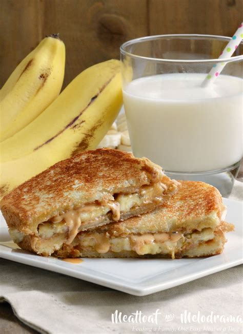 grilled-peanut-butter-banana-sandwich-meatloaf-and image